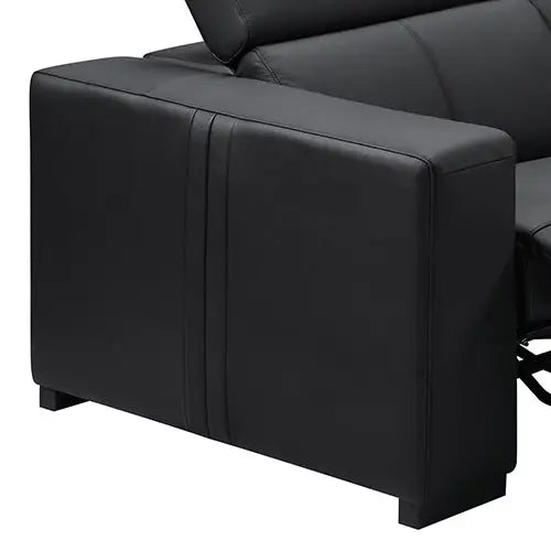 Washington Genuine Leather 6 Seater Corner Sofa With 2 Electric Recliners And Reversible Console - Furniture > Sofas >