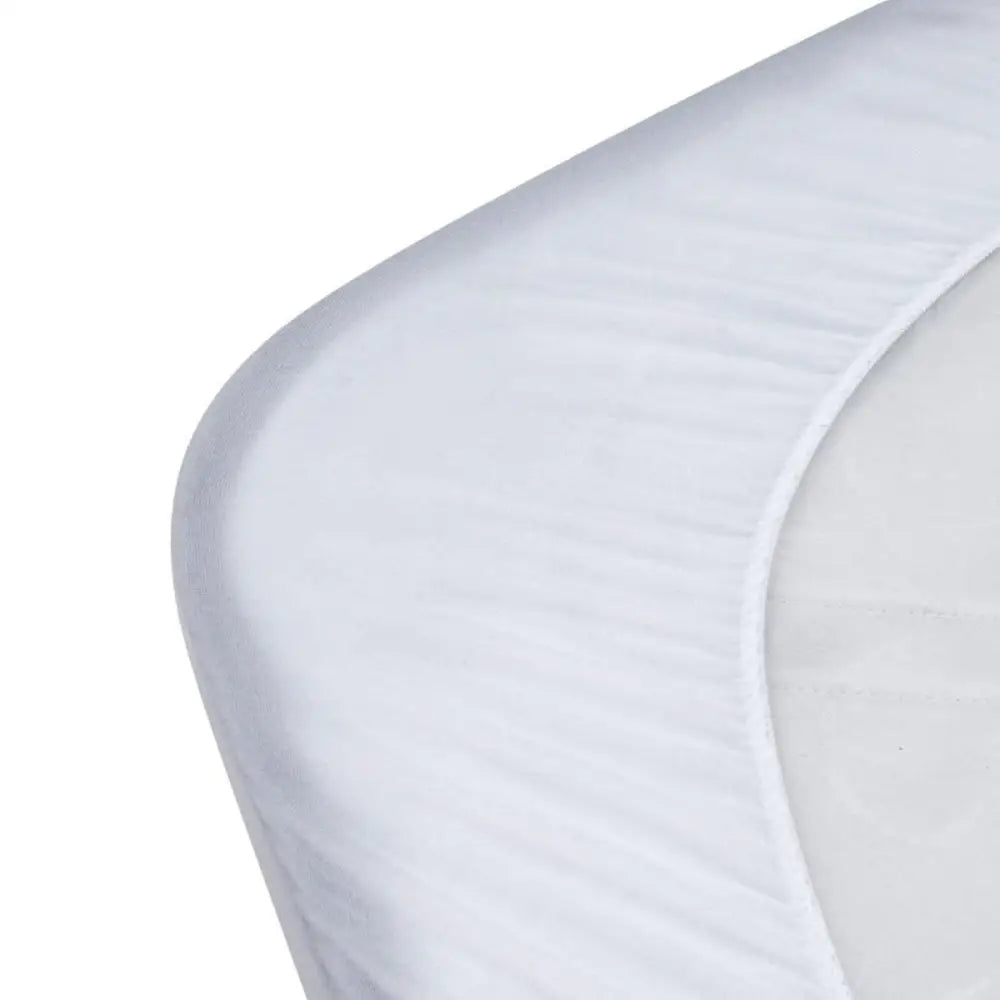 Waterproof Fitted Mattress Protector Large Cot Size 135x77x19cm - Home & Garden > Bedding