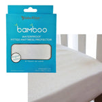 Waterproof Fitted Mattress Protector Standard Cot Size 131x69x19cm - Home & Garden > Bedding