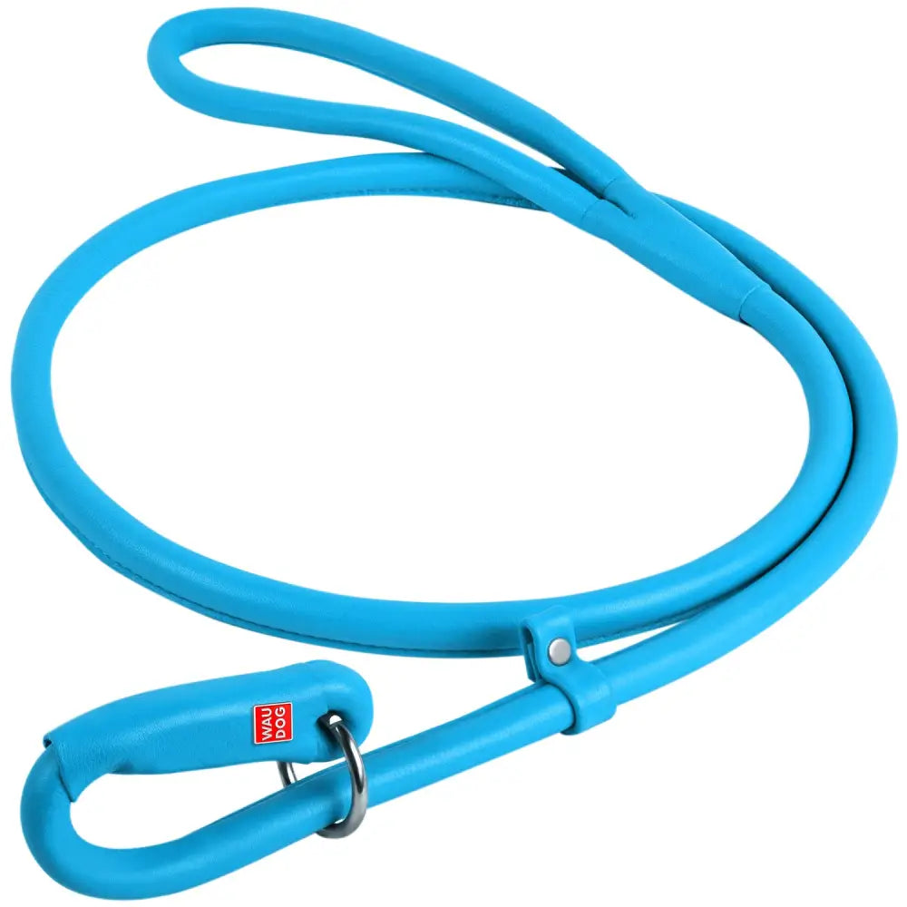 Waudog Leather Round Slip Leash W10MM-L183CM BLUE - Pet Care > Dog Supplies > Dog Collars Leads & Harnesses