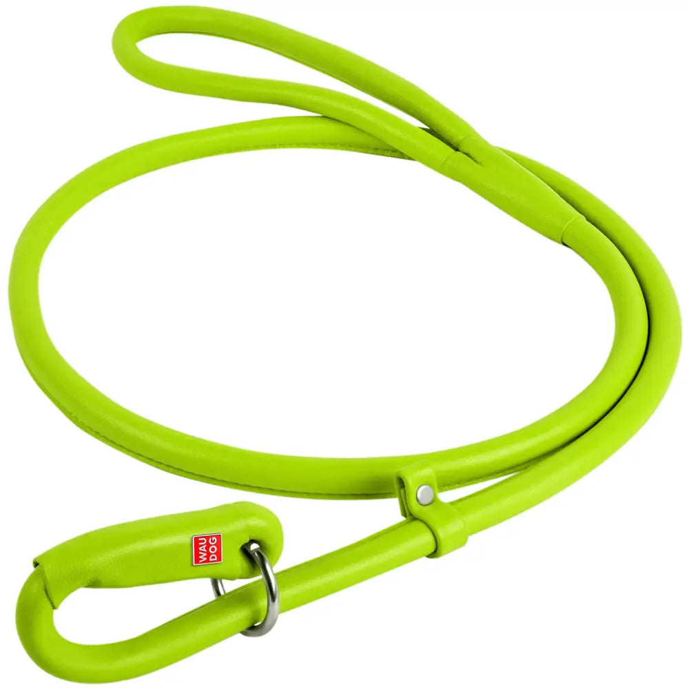 Waudog Leather Round Slip Leash W10MM-L183CM GREEN - Pet Care > Dog Supplies > Dog Collars Leads & Harnesses