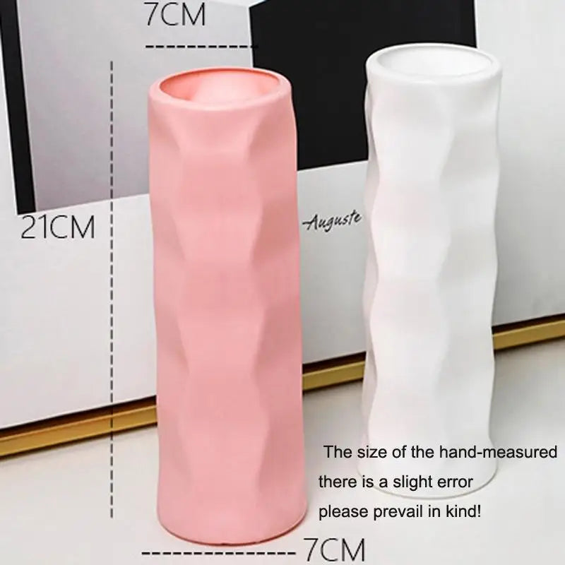 Wave Drop-proof Imitation Porcelain Vase - Simple Home Decor - Green - Home & Garden > Decor > Vases & Table Decor