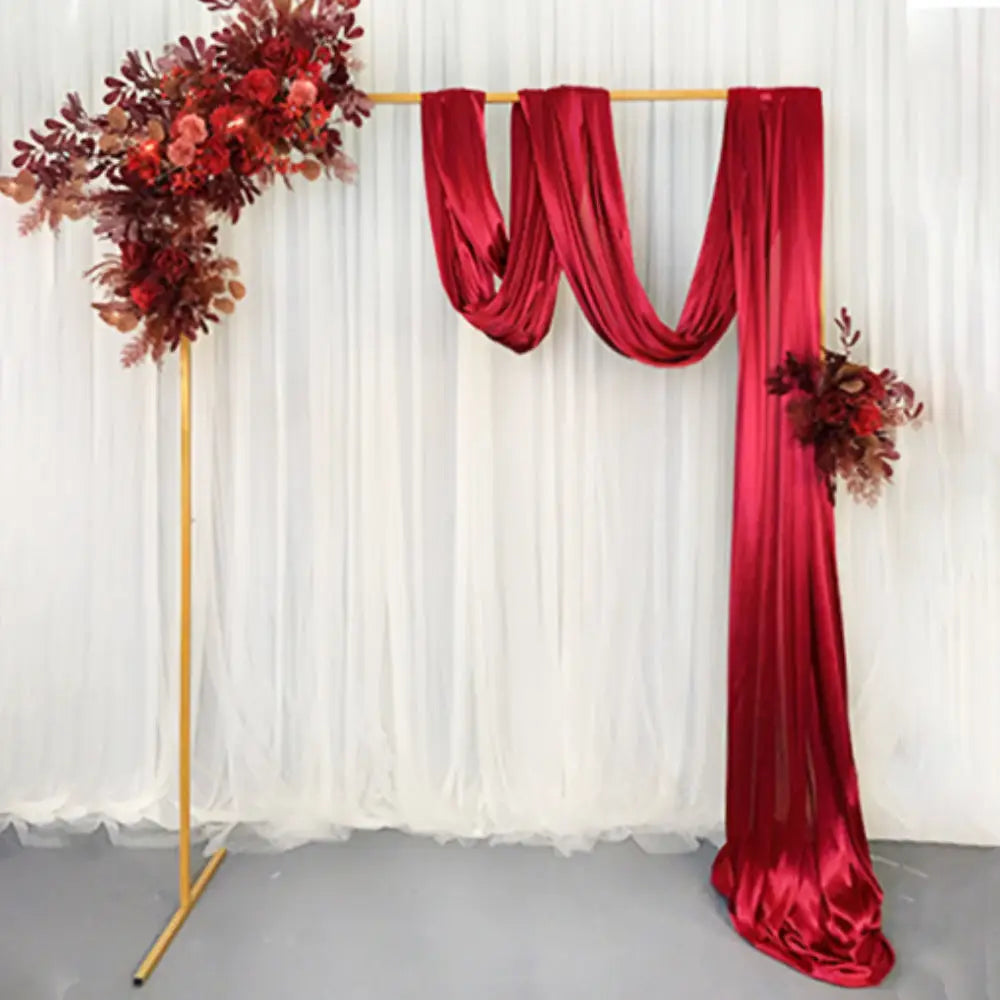 Wedding Arch Gold Square Backdrop Flower Display Stand Background 2.2M - Home & Garden > Decor