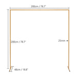 Wedding Arch Gold Square Backdrop Flower Display Stand Background 2.2M - Home & Garden > Decor