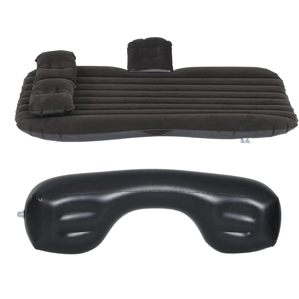 Weisshorn Car Mattress 134x78 Inflatable SUV Back Seat Camping Bed Black - Furniture > Mattresses