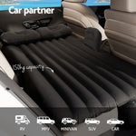 Weisshorn Car Mattress 134x78 Inflatable SUV Back Seat Camping Bed Black - Furniture > Mattresses