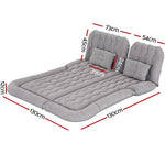Weisshorn Car Mattress 175x130 Inflatable SUV Back Seat Camping Bed Grey - Furniture > Mattresses