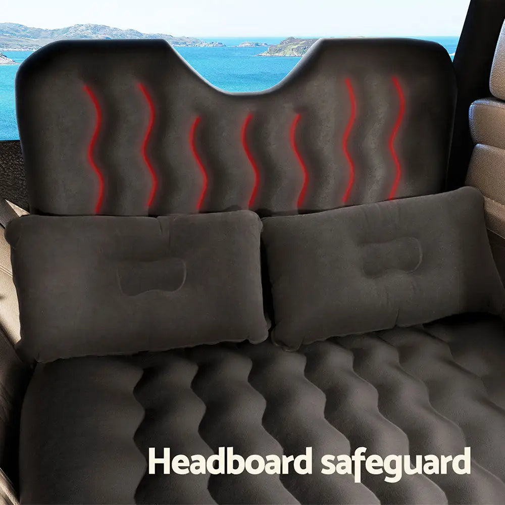 Weisshorn Car Mattress 176x80 Inflatable SUV Back Seat Camping Bed Charcoal - Furniture > Mattresses