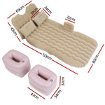 Weisshorn Car Mattress 176x80 Inflatable SUV Back Seat Camping Bed Beige - Furniture > Mattresses