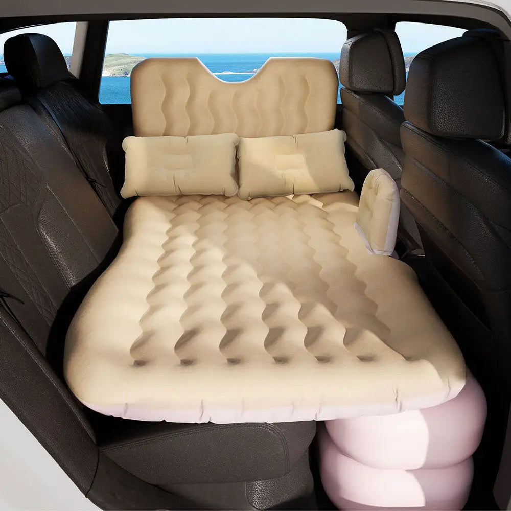Weisshorn Car Mattress 176x80 Inflatable SUV Back Seat Camping Bed Beige - Furniture > Mattresses