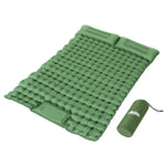 Weisshorn Self Inflating Mattress Camping Sleeping Mat Air Bed Pad Double Pillow - Home & Garden > Inflatable Mattress