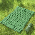 Weisshorn Self Inflating Mattress Camping Sleeping Mat Air Bed Pad Double Pillow - Home & Garden > Inflatable Mattress