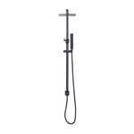 WELS 8’’ Rain Shower Head Set Square Dual Heads Faucet High Pressure Hand Held - Furniture > Bathroom > Shower