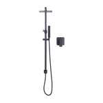 WELS 8’’ Rain Shower Head Set Square Dual Heads Faucet High Pressure With Mixer - Furniture > Bathroom > Shower
