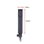 WELS 8’’ Rain Shower Head Set Square Dual Heads Faucet High Pressure With Mixer - Furniture > Bathroom > Shower Heads &