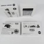 Whiskey Stones Ice Melts - 9 Reusable Natural Marble Chilling Scotch Rocks Cubes - Appliances > Kitchen Appliances