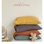 White 100% Cotton Pillowcase Set - Envelope Closure(without pillow core) - Home & Garden > Bedding > Pillowcases