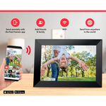 White 32GB Storage 10-Inch WiFi Digital Photo Frame | HD Display + Remote Photo/Video Sharing via App | Electronics >