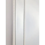 White Beaded Framed Mirror - Free Standing 50cm x 170cm - Home & Garden > Decor
