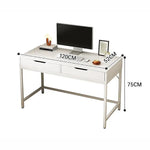 White Computer Desk PC Laptop Table Gaming Desk Home Office Study Furniture - Furniture > Office > Desks