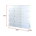 White Cube DIY Shoe Cabinet Rack Storage Portable Stackable Organiser Stand - Furniture > Office