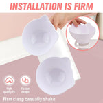 White Double Cat Bowl Pet Bowls Stand Dog Elevated Feeder Food Water Raised Lifted - Pet Care > Dog Supplies > Dog
