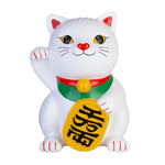 White Lucky Cat Table Lamp - Home & Garden > Lighting