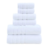 White Luxury Cotton Towel Set - 36-Piece Ultra-Soft Bath Hand and Washcloth Set - Home & Garden > Bathroom Accessories