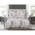 White Marble Queen Size Duvet Quilt Cover Set - Home & Garden > Bedding