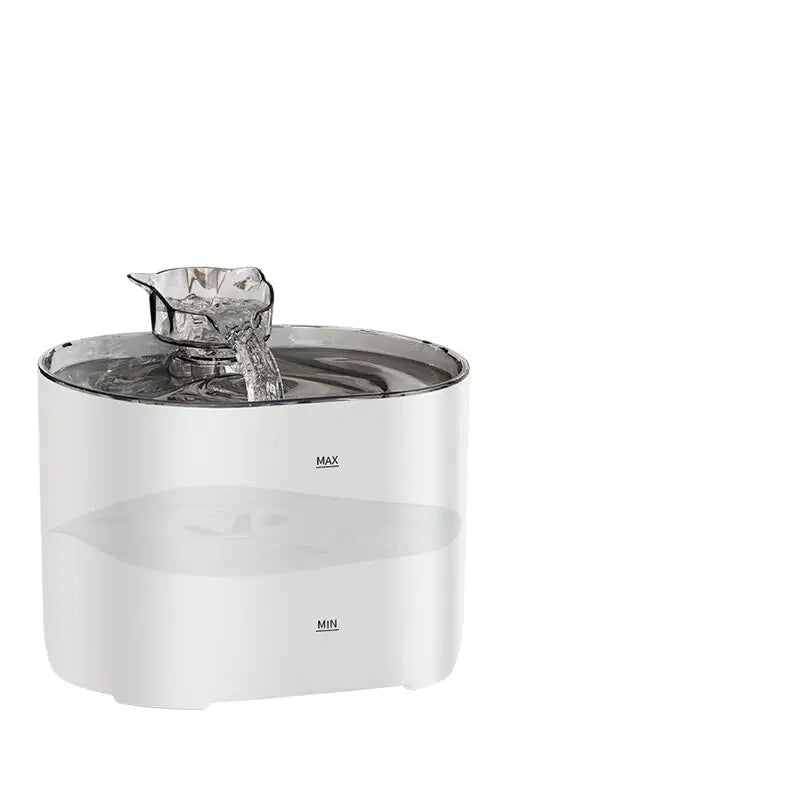 White pet automatic water dispenser plug-in entry-level version [without adapter] 188 * 142 * 140mm - Pet Care > Cat