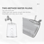 White Portable Rechargeable Water Flosser - Handheld Oral Irrigator for Teeth & Gums - Health & Beauty > Personal Care