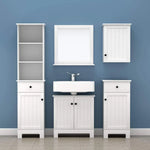 White Wall Cabinet with Door 40x52cm - Home & Garden > Storage