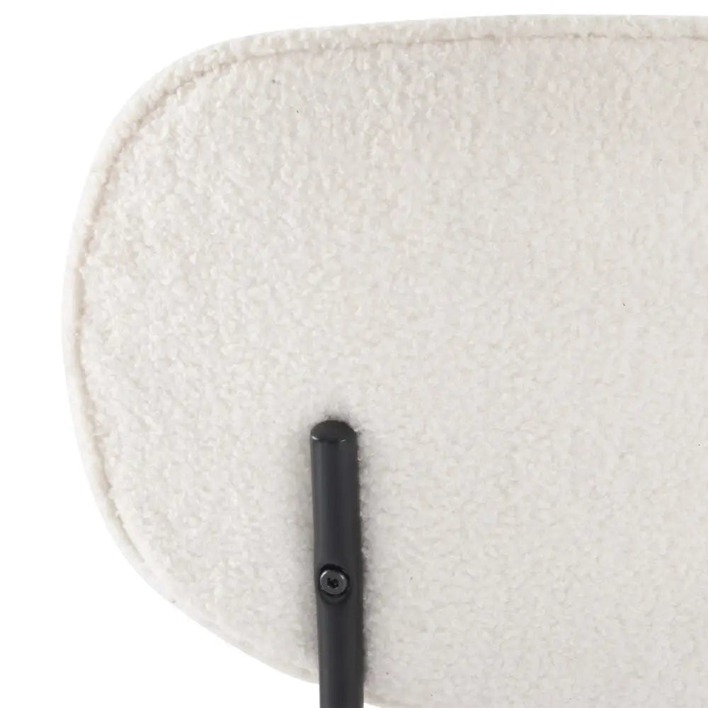 White Whisper Teddy Fabric Dining Duo - Furniture > Dining > Kitchen & Dining Chairs