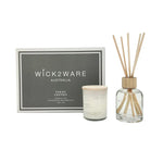 Wick2Ware Australia Clean Cotton Essential Oils Diffuser and Soy Wax Candle Set - Home & Garden > Decor > Candles &