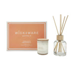 Wick2Ware Australia Geranium Grapefruit Essential Oils Diffuser and Soy Wax Candle Set - Home & Garden > Decor >