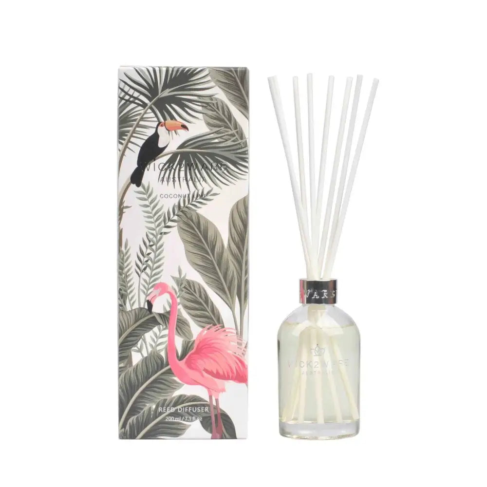 Wick2Ware Australia Reed Diffuser Coconut Lime 200ml/7.1 fl oz - Appliances > Aroma Diffusers & Humidifiers