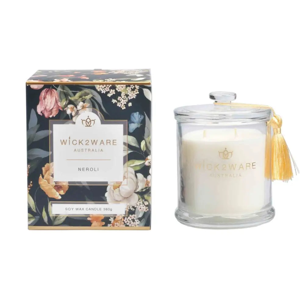Wick2Ware Australia Scented Candle Neroli 380g/14.1 OZ - Home & Garden > Decor