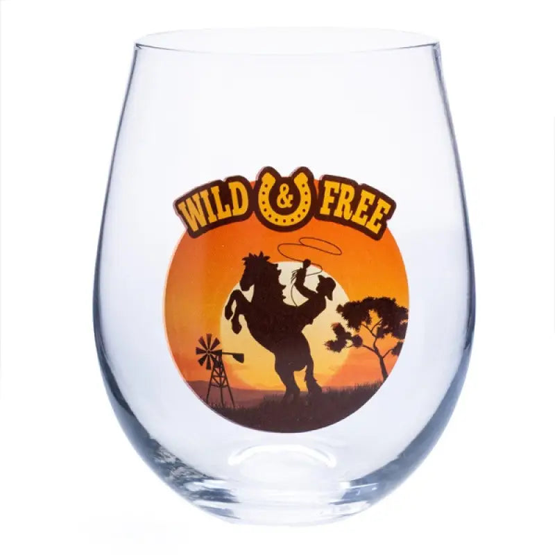 Wild And Free Stemless Wine Glass - Home & Garden > Kitchenware