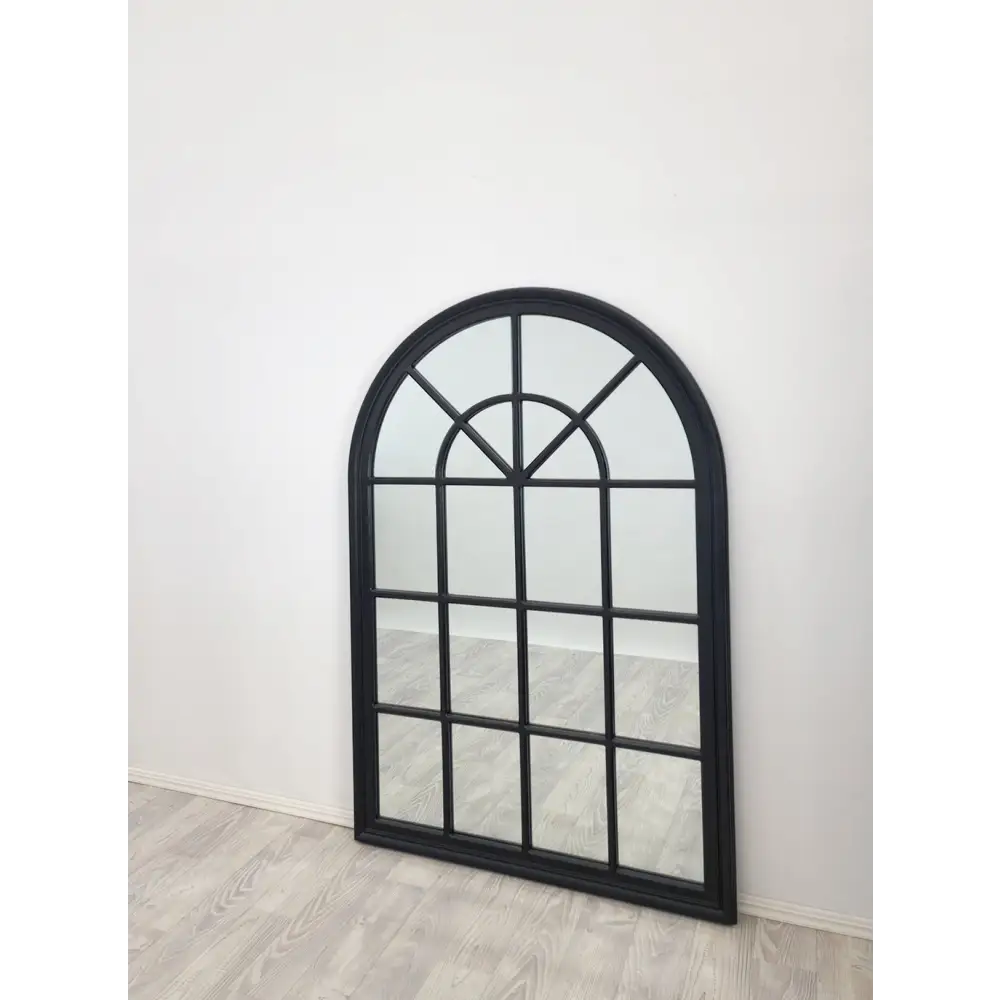 Window Style Mirror - Black Arch 100 CM x 150 CM - Home & Garden > Decor