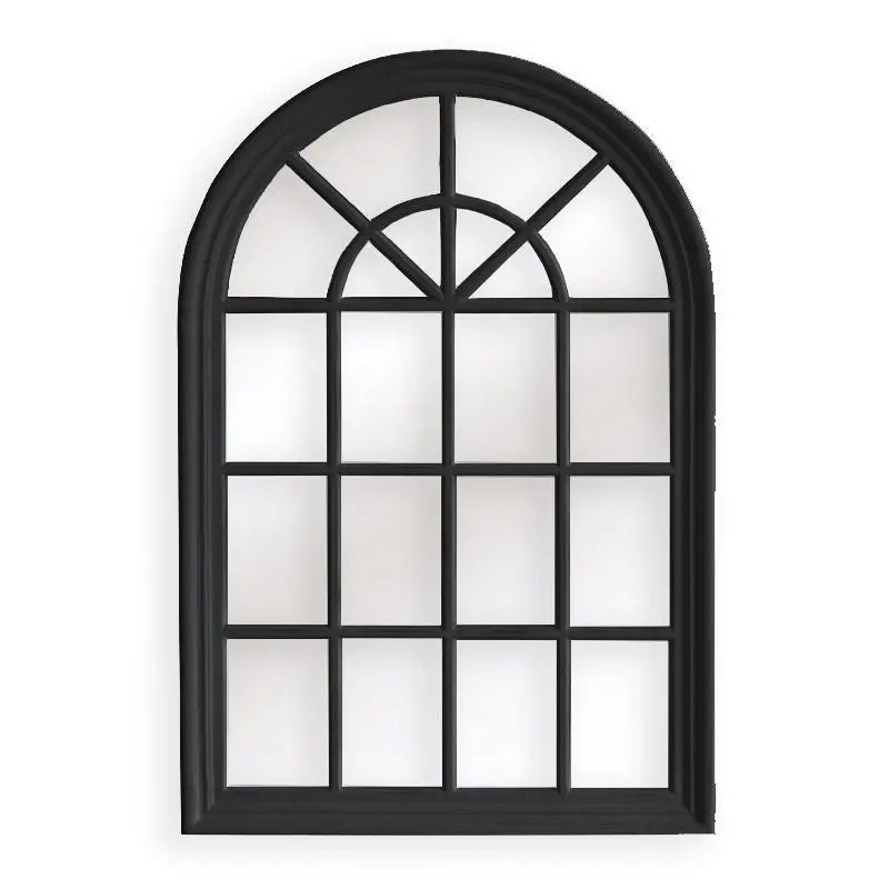 Window Style Mirror - Black Arch 100 CM x 150 CM - Home & Garden > Decor