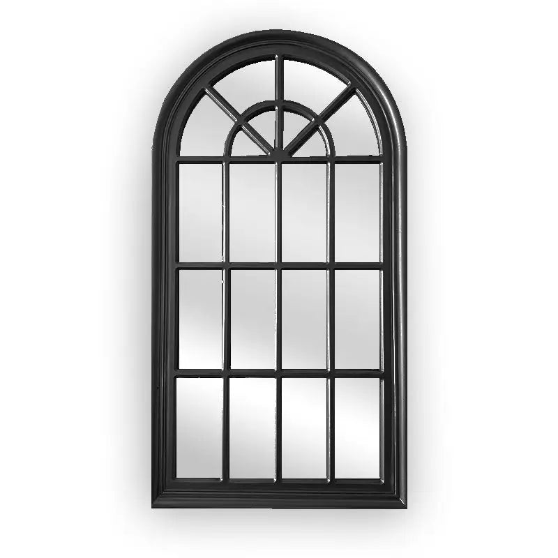 Window Style Mirror - Black Arch 70 CM x 130 CM - Home & Garden > Decor