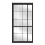 Window Style Mirror - Black Rectangle 100cm x 200cm - Home & Garden > Decor > Mirrors