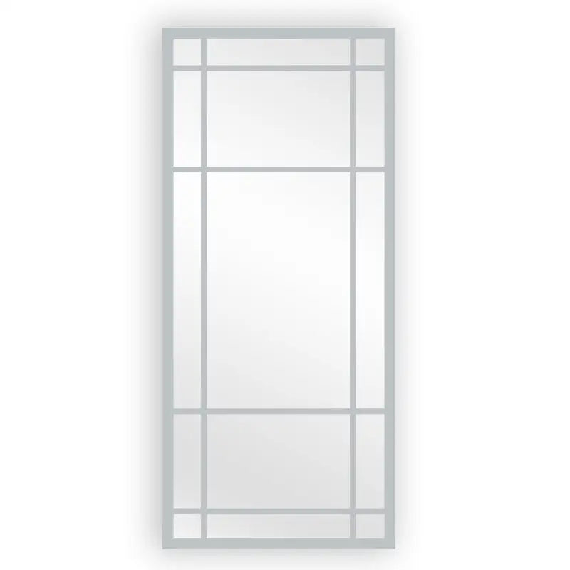 Window Style Mirror Full Length - White 80 CM x 180 CM - Home & Garden > Decor > Mirrors