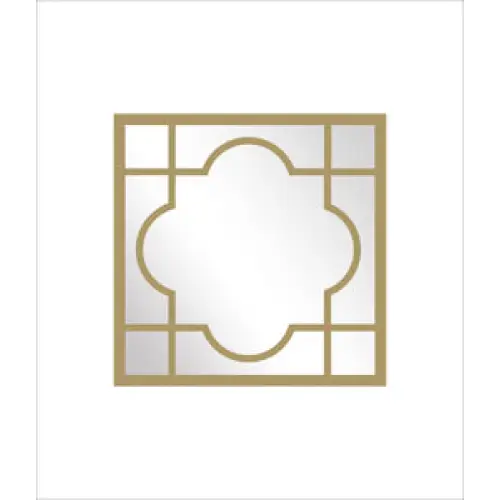Window Style Mirror - Gold Square 75cm x 75cm - Home & Garden > Decor > Mirrors