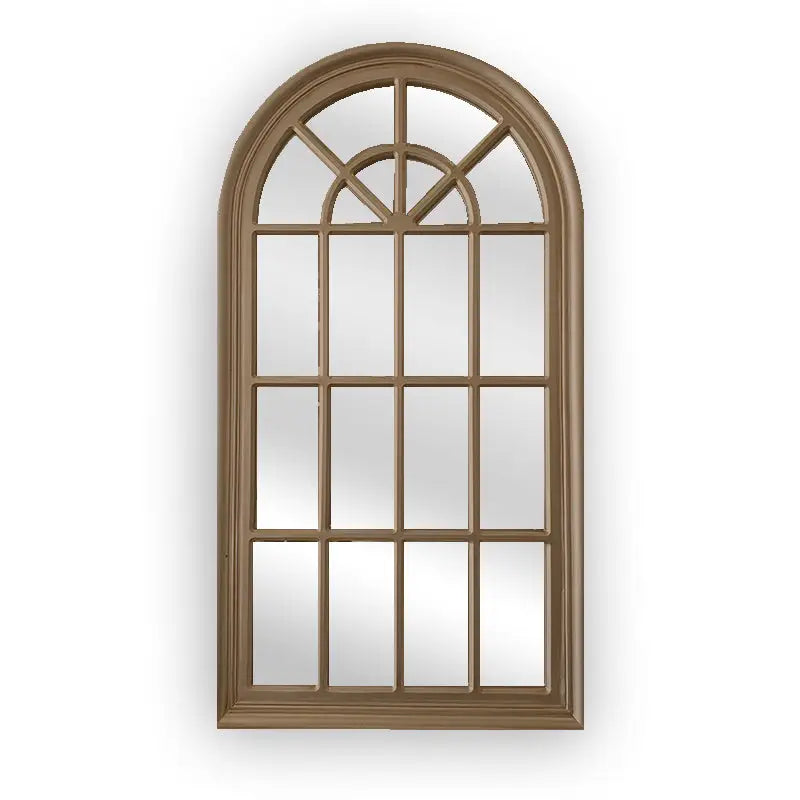 Window Style Mirror - Taupe Arch 70 CM x 130 CM - Home & Garden > Decor