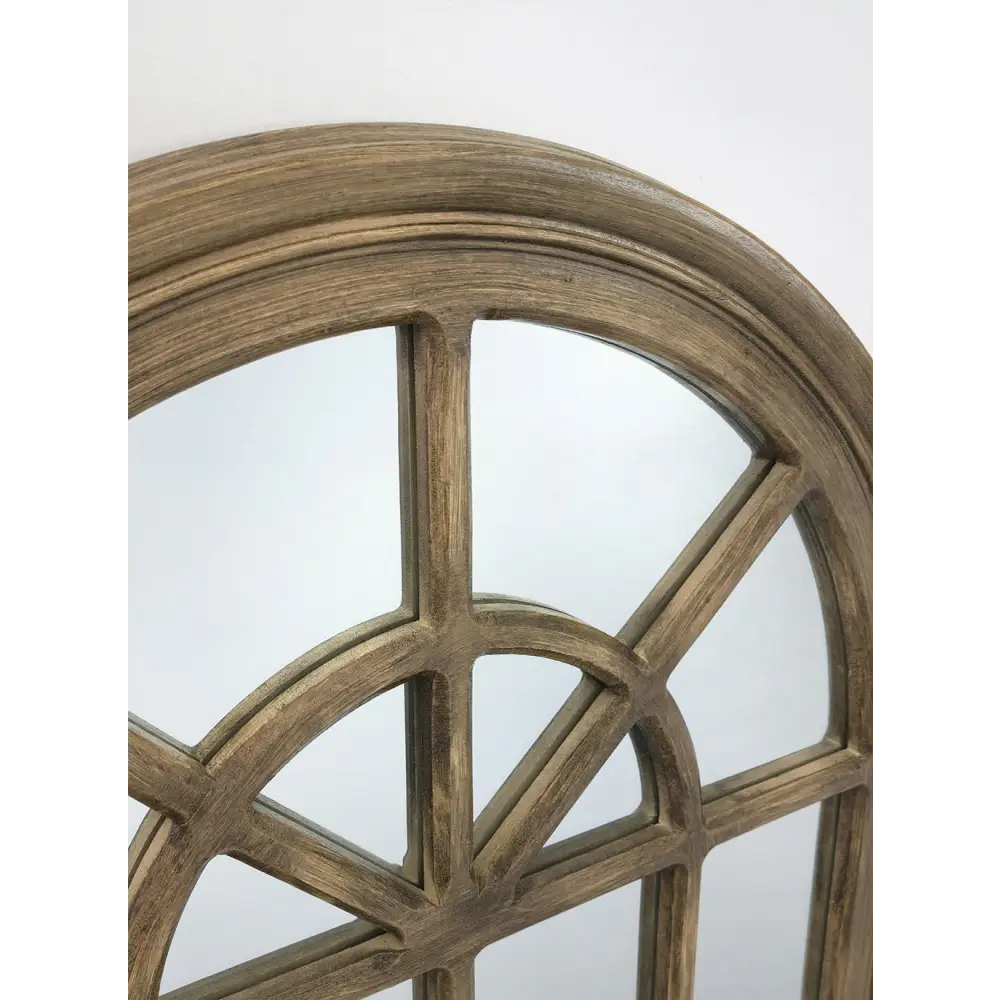 Window Style Mirror - Taupe Arch 70 CM x 130 CM - Home & Garden > Decor