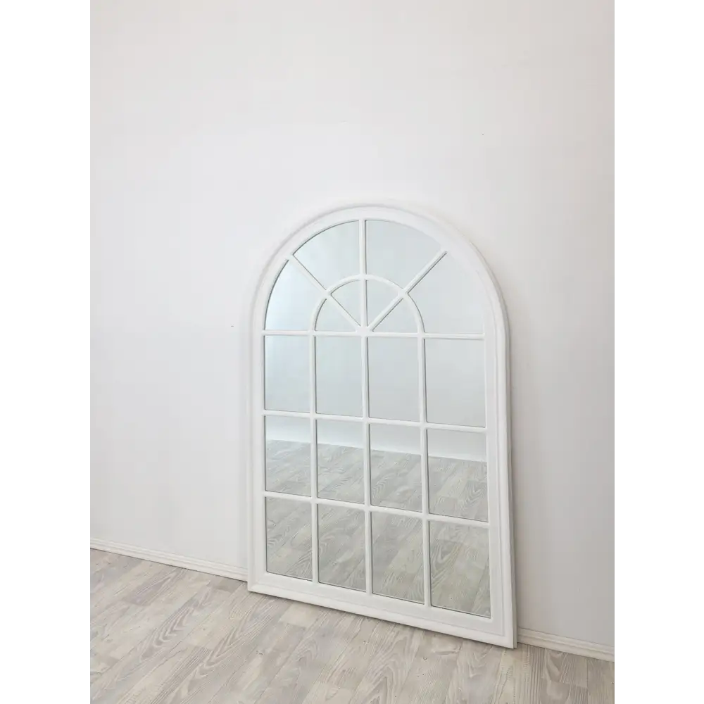 Window Style Mirror - White Arch 100 CM x 150 CM - Home & Garden > Decor