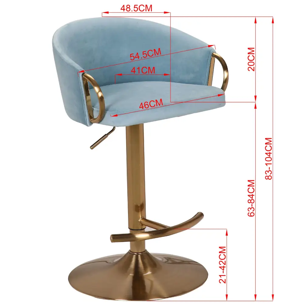 WINFREY GAS LIFT BAR STOOL - Furniture > Bar Stools & Chairs > Arm Chairs & Recliners