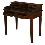 Winston 6 Drawer Solid Timber Writing Desk (Mahogany) - Furniture > Office