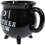 Witches Brew Black Cauldron Coffee Mug Cup With Moon & Stars - Home & Garden > Kitchenware